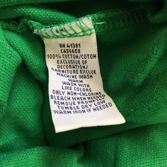 Ralph Lauren Polo Green Rugby Shirt Size Large - Picture 5 of 5